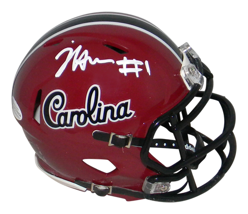 JAYCEE HORN SIGNED SOUTH CAROLINA GAMECOCKS SCRIPT SPEED MINI HELMET BECKETT