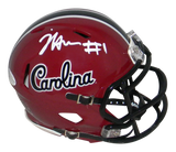 JAYCEE HORN SIGNED SOUTH CAROLINA GAMECOCKS SCRIPT SPEED MINI HELMET BECKETT