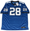 JONATHAN TAYLOR SIGNED INDIANAPOLIS COLTS #28 INDIANA NIGHTS NIKE JERSEY BECKETT