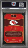 PATRICK MAHOMES SIGNED 2016 PANINI SELECT #2 2017 XRC PRIZM ROOKIE AUTO PSA 9