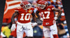 TYREEK HILL & MECOLE HARDMAN SIGNED KANSAS CITY CHIEFS 16x20 PHOTO JSA