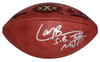 LARRY BROWN SIGNED DALLAS COWBOYS SUPER BOWL 30 WILSON FOOTBALL W/ SB XXX MVP