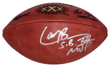 LARRY BROWN SIGNED DALLAS COWBOYS SUPER BOWL 30 WILSON FOOTBALL W/ SB XXX MVP