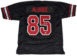 TREY McBRIDE AUTOGRAPHED SIGNED ARIZONA CARDINALS #85 BLACK JERSEY BECKETT