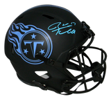 RYAN TANNEHILL SIGNED TENNESSEE TITANS ECLIPSE FULL SIZE SPEED HELMET BECKETT