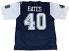 BILL BATES SIGNED DALLAS COWBOYS #40 THANKSGIVING JERSEY TRISTAR W/ 3X SB CHAMPS