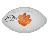 SAMMY WATKINS SIGNED AUTOGRAPHED CLEMSON TIGERS WHITE LOGO FOOTBALL JSA