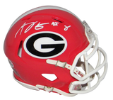 A.J. AJ GREEN SIGNED AUTOGRAPHED GEORGIA BULLDOGS SPEED MINI HELMET BECKETT