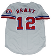 TOM BRADY AUTOGRAPHED MONTREAL EXPOS #12 MITCHELL & NESS JERSEY FANATICS