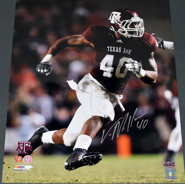 VON MILLER AUTOGRAPHED SIGNED TEXAS A&M AGGIES 16x20 PHOTO COA