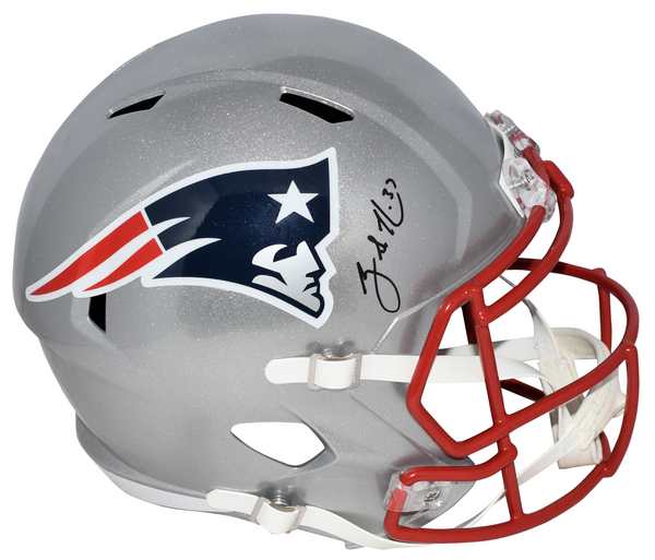 RODNEY HARRISON SIGNED NEW ENGLAND PATRIOTS FULL SIZE SPEED HELMET BECKETT