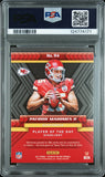 PATRICK MAHOMES SIGNED 2017 PANINI PLAYER OF THE DAY ROOKIE PSA 9 AUTO 10