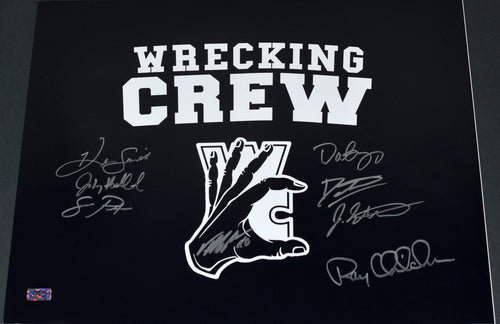 DAT NGUYEN RAY CHILDRESS +5 SIGNED TEXAS A&M AGGIES WRECKING CREW 16x20 PHOTO