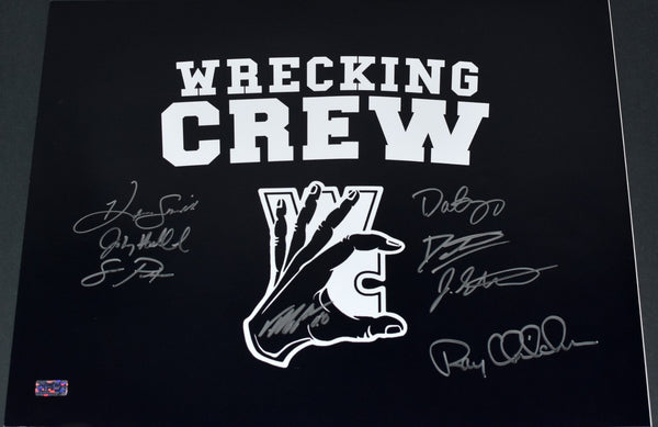 DAT NGUYEN RAY CHILDRESS +5 SIGNED TEXAS A&M AGGIES WRECKING CREW 16x20 PHOTO