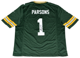 MICAH PARSONS AUTOGRAPHED GREEN BAY PACKERS #1 NIKE JERSEY FANATICS