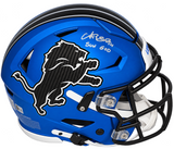 AMON-RA ST BROWN SIGNED DETROIT LIONS RIVALRIES AUTHENTIC SPEEDFLEX HELMET BAS