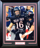 KLIFF KINGSBURY AUTOGRAPHED TEXAS TECH RED RAIDERS 16x20 FRAMED PHOTO COA