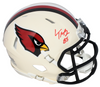 TREY McBRIDE SIGNED ARIZONA CARDINALS RETRO SPEED MINI HELMET BECKETT