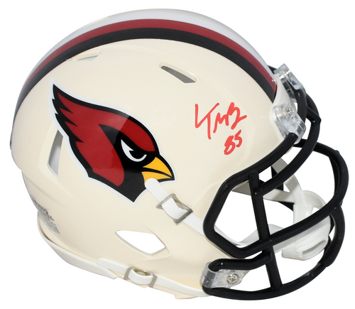 TREY McBRIDE SIGNED ARIZONA CARDINALS RETRO SPEED MINI HELMET BECKETT