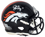 JOHN ELWAY AUTOGRAPHED DENVER BRONCOS SPEED MINI HELMET BECKETT