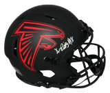 KYLE PITTS AUTOGRAPHED ATLANTA FALCONS ECLIPSE AUTHENTIC SPEED HELMET BECKETT
