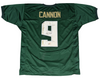 KD CANNON AUTOGRAPHED SIGNED BAYLOR BEARS #9 GREEN JERSEY COA