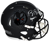 ROQUAN SMITH SIGNED BALTIMORE RAVENS 2026 BLACK AUTHENTIC HELMET W/ AGENT 0