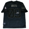 DREW BREES SIGNED NEW ORLEANS SAINTS NIKE LIMITED SALUTE TO SERVICE JERSEY BAS