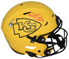 PATRICK MAHOMES SIGNED KANSAS CITY CHIEFS RAVE AUTHENTIC SPEEDFLEX HELMET BAS