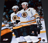 CAM NEELY & RAY BOURQUE AUTOGRAPHED BOSTON BRUINS 16x20 PHOTO JSA