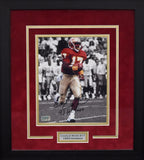 CHARLIE WARD SIGNED FLORIDA STATE SEMINOLES 8x10 FRAMED PHOTO W/ 93 HEISMAN