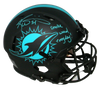 RICKY WILLIAMS SIGNED MIAMI DOLPHINS F/S ECLIPSE AUTHENTIC HELMET W/ SMOKE WEED