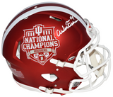 AIDEN FISHER SIGNED INDIANA HOOSIERS 2025 NATIONAL CHAMPIONS AUTHENTIC HELMET