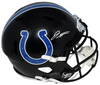 JONATHAN TAYLOR SIGNED INDIANAPOLIS COLTS BLACK FULL SIZE SPEED HELMET BECKETT