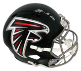 AJ TERRELL SIGNED AUTOGRAPHED ATLANTA FALCONS FULL SIZE SPEED HELMET BECKETT