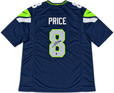 JADARIAN PRICE AUTOGRAPHED SEATTLE SEAHAWKS #8 NIKE JERSEY BECKETT