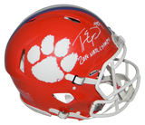 TRAVIS ETIENNE SIGNED CLEMSON TIGERS F/S AUTHENTIC SPEED HELMET W/ 2018 CHAMPS