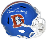 PATRICK SURTAIN II AUTOGRAPHED DENVER BRONCOS FULL SIZE SPEED HELMET BECKETT