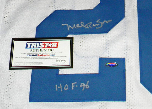 MEL RENFRO AUTOGRAPHED SIGNED DALLAS COWBOYS #20 WHITE JERSEY TRISTAR W/ HOF 96