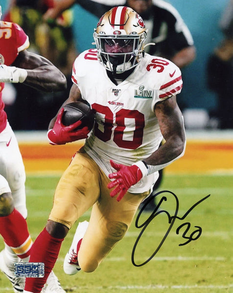 JEFF WILSON JR SIGNED SAN FRANCISCO 49ERS 8x10 PHOTO COA