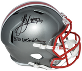 JACK SAWYER SIGNED OHIO STATE BUCKEYES FULL SIZE HELMET W/ 2024 NATIONAL CHAMPS
