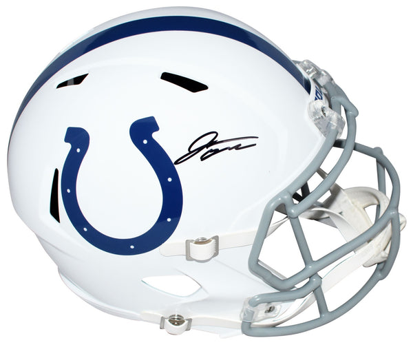 JONATHAN TAYLOR SIGNED INDIANAPOLIS COLTS FULL SIZE SPEED HELMET BECKETT