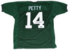 BRYCE PETTY AUTOGRAPHED SIGNED BAYLOR BEARS #14 GREEN JERSEY COA