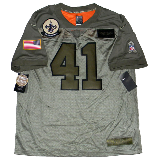 ALVIN KAMARA SIGNED NEW ORLEANS SAINTS SALUTE TO SERVICE NIKE LIMITED JERSEY BAS