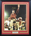 BOBBY BOWDEN AUTOGRAPHED FLORIDA STATE SEMINOLES 16x20 FRAMED PHOTO COA
