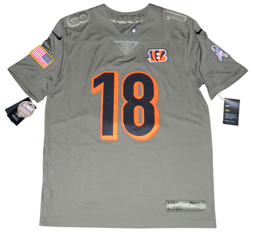 AJ GREEN SIGNED CINCINNATI BENGALS SALUTE TO SERVICE NIKE LIMITED JERSEY BECKETT