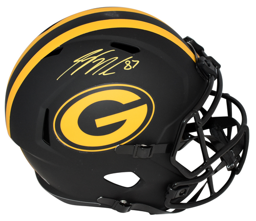 JORDY NELSON SIGNED GREEN BAY PACKERS ECLIPSE FULL SIZE SPEED HELMET BECKETT