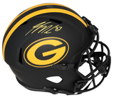JORDY NELSON SIGNED GREEN BAY PACKERS ECLIPSE FULL SIZE SPEED HELMET BECKETT