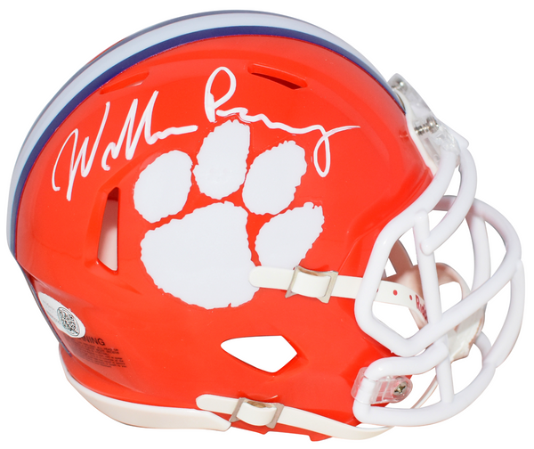 WILLIAM PERRY AUTOGRAPHED CLEMSON TIGERS SPEED MINI HELMET JSA