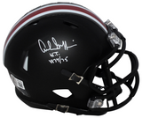 ARCHIE GRIFFIN SIGNED OHIO STATE BUCKEYES BLACK SPEED MINI HELMET W/ HT 1974/75